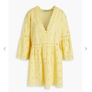 Victoria broderie anglaise cotton mini dress